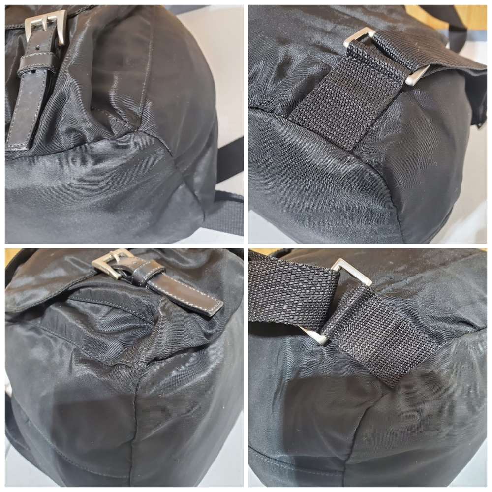 Prada Black Tessuto Nylon Backpack - Picture 14 of 16